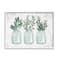 Stupell Industries Kitchen Herb Trio Garden Spices Country Glass Jars Framed Wall Art
